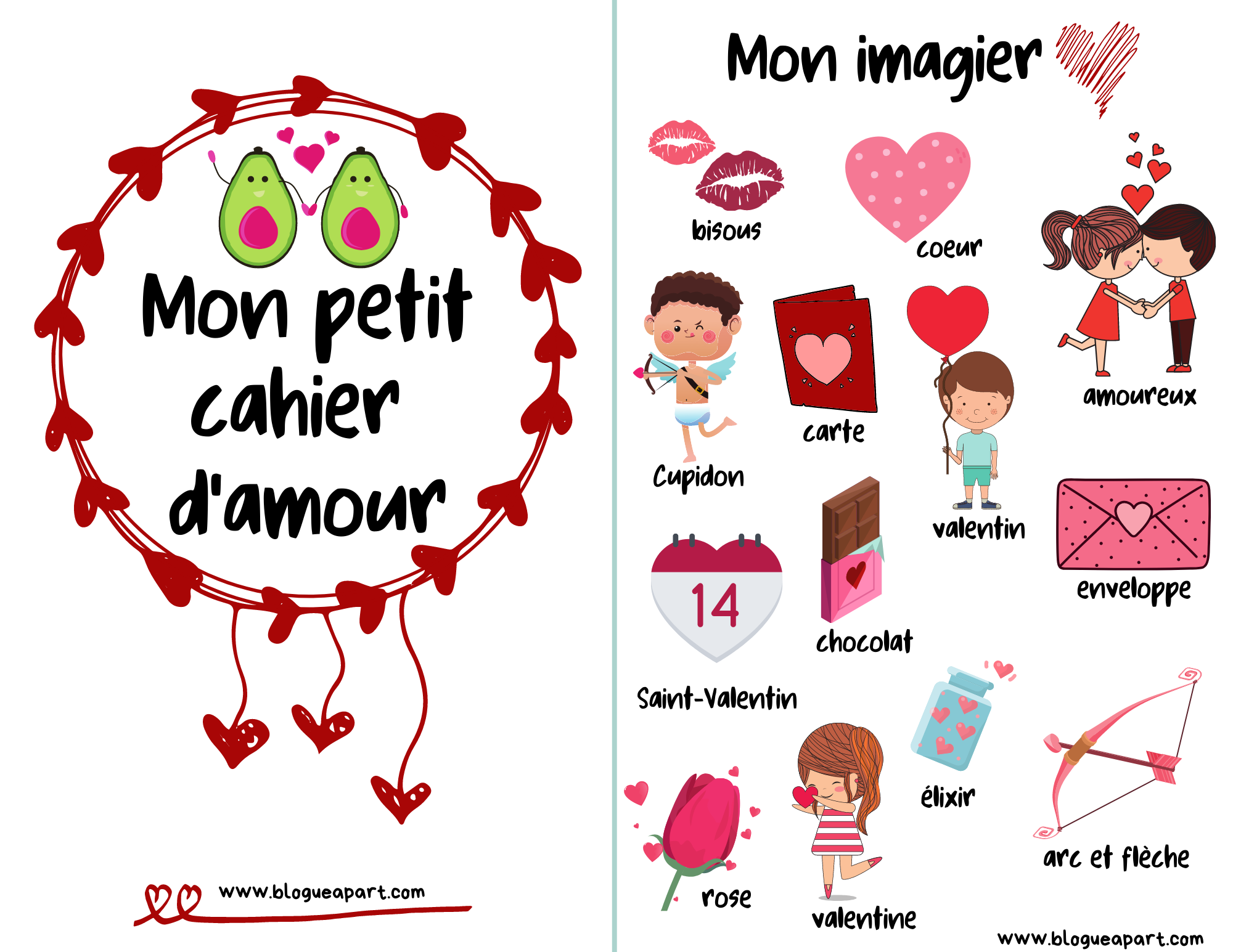 Activités SaintValentin Blogue à part